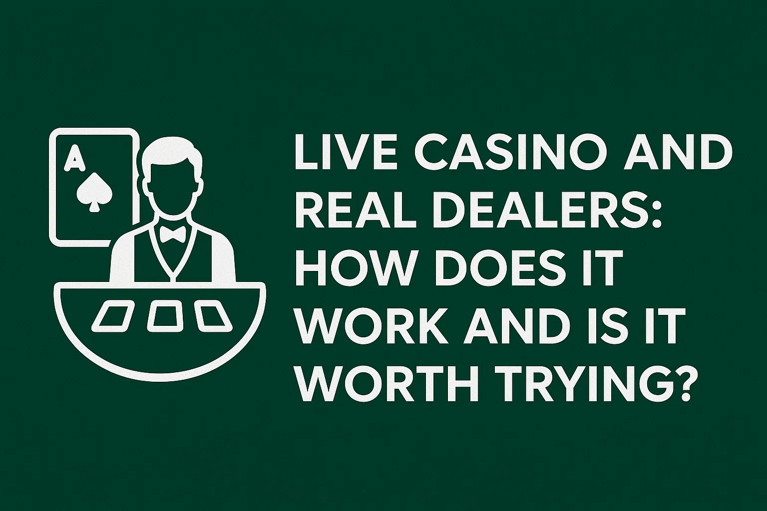 Live Casino and Real Dealers: How Does It Work and Is It Worth Trying?